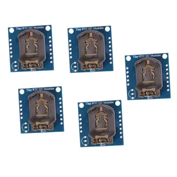 

5PCS For Aurduino I2C RTC DS1307 AT24C32 Real Time Clock Module For AVR ARM PIC SMD Board