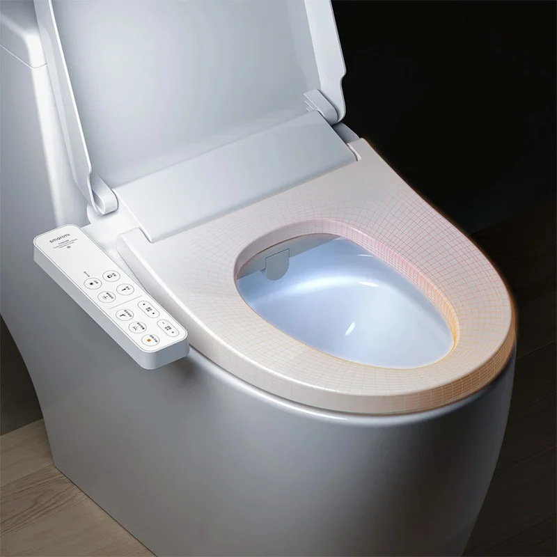  Smartmi Xiaomi Smart Toilet Seat Washlet Elongated Electric Bidet Cover Cleaning Intelligent Toilet - 32981439881
