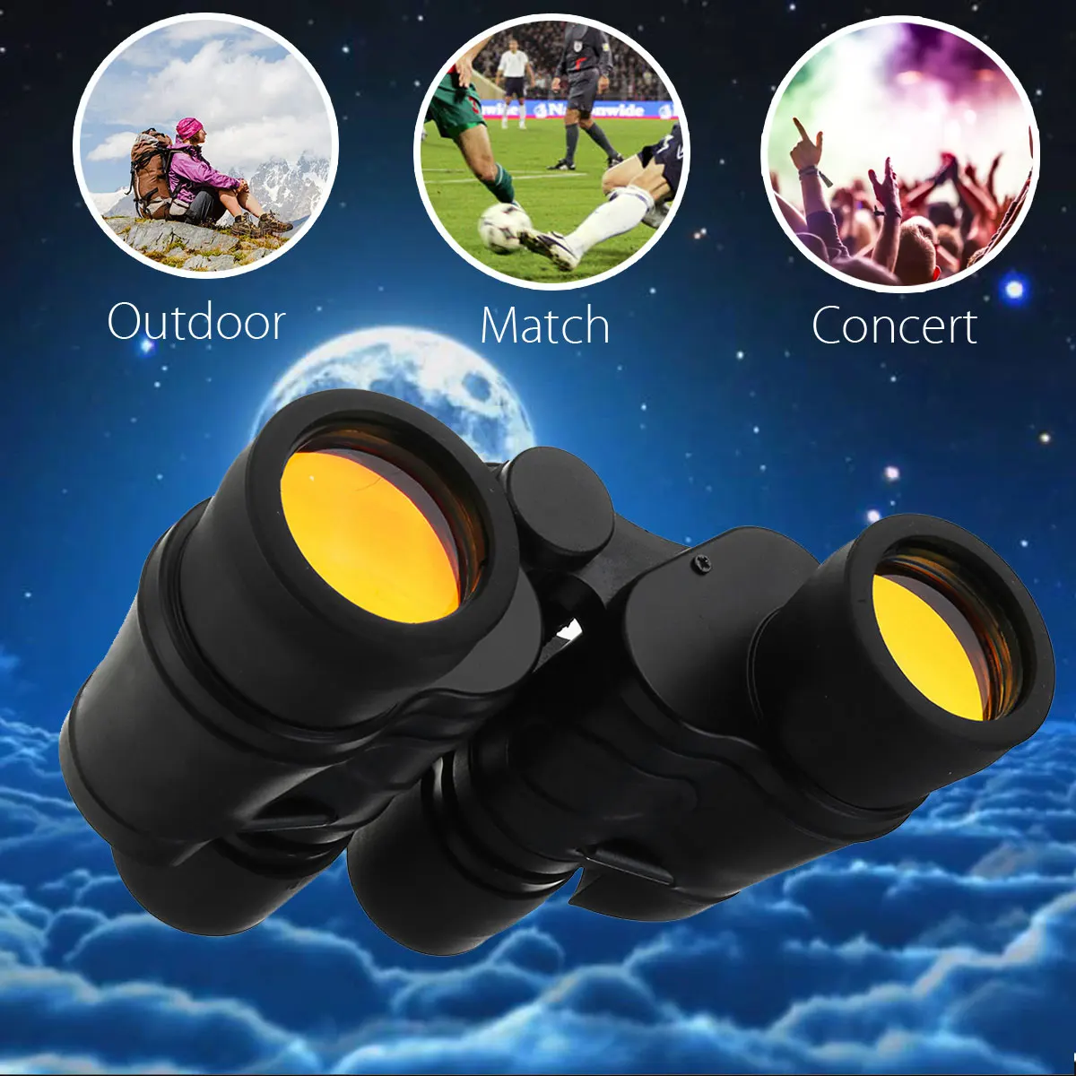 SGODDE 60x60 3000 M للرؤية الليلية عالية الوضوح الصيد مناظير تلسكوب HD للماء للصيد في الهواء الطلق