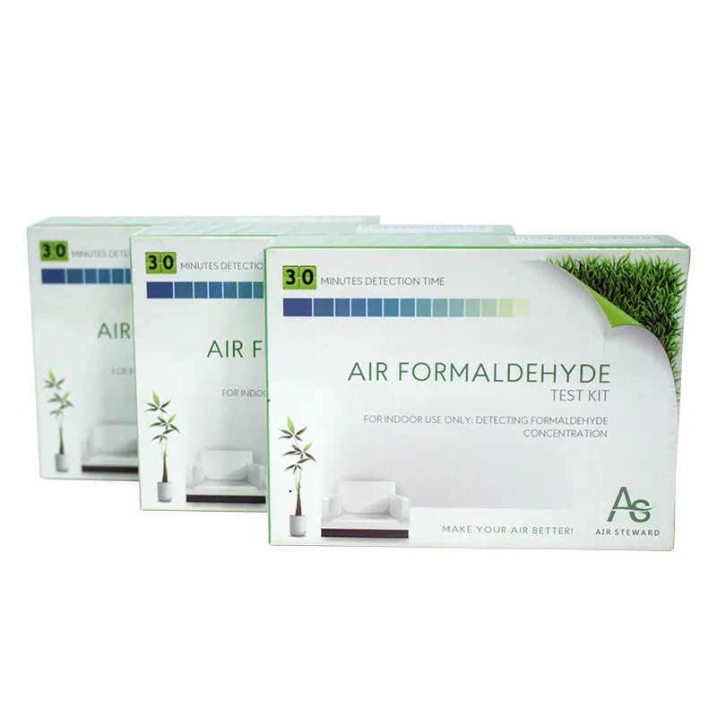 

Air ae steward hcho test kit biochemical test kits instant formaldehyde test kit with water and powder