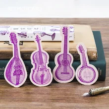 1 комплект(30 шт.) Красивые Музыкальные инструменты студенческие принадлежности держатель книги карточка сообщения креативные милые закладки BZNVN Закладки закладки