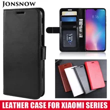 JONSNOW кожаный чехол-кошелек для Xiao mi Red mi Note 7 Note 6 Pro mi 9 mi 8 Lite mi A2 Lite чехол s для Red mi 7 6A F1 Note 5 Pro