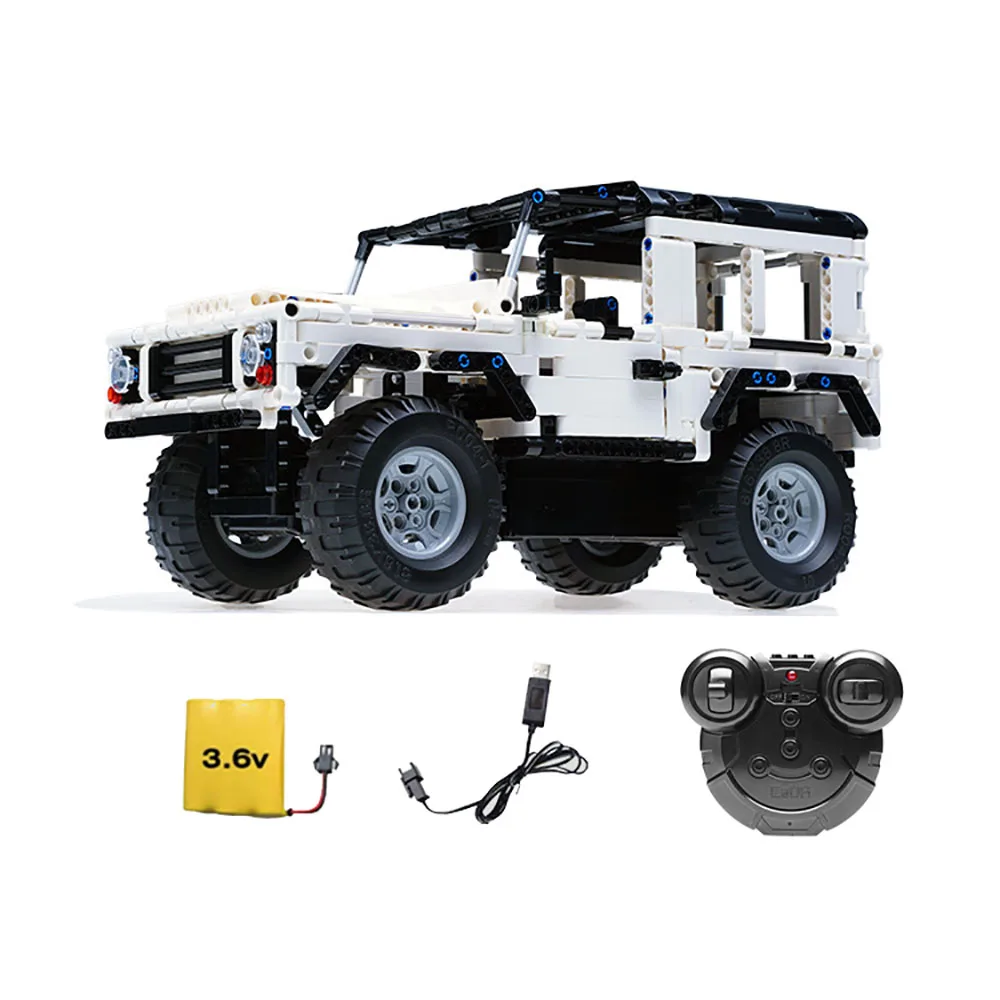 

DOUBLE E C51004 533pcs Building Blocks Bricks RC Off Road Car DIY Kits for Kids Christmas Gift