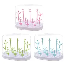 Детские бутылочки сушилка для одежды младенческой Кормление чашки полка-сушилка для посуды соска держатель сушки стойки хранения младенческой соски держатель сушки