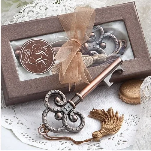 10 Pcs Practical Vintage Key Shape Beer Bottle Opener Wedding Party Favor | Дом и сад