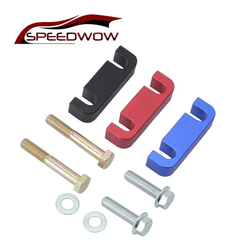 SPEEDWOW 6.6L 1/2 inch Aluminum Diesel Fuel Filter Spacer