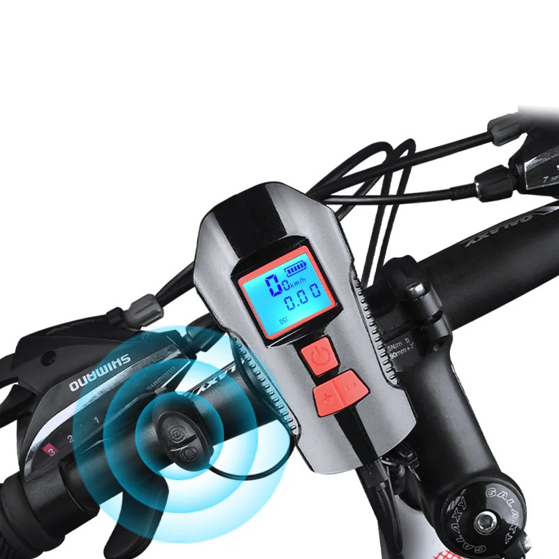 Waterproof Multi function 3in1 MTB Road Bike Front Light Bicycle