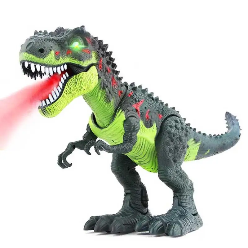 

Kids Walking Electric Dinosaur Toys with Music Light Spray Walk Sounds Animals Model Toys for Children Birthday Christmas Gift