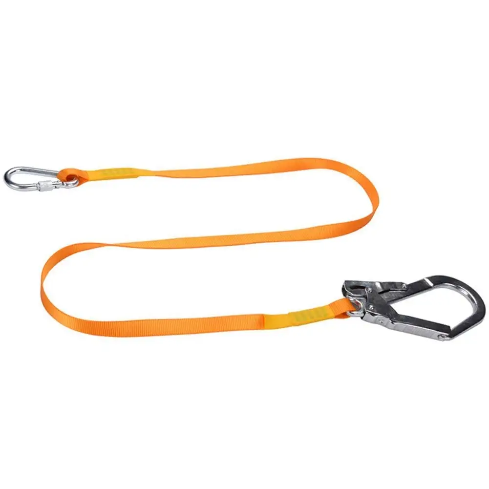 Safety Lanyard, Polyester Outdoor Climbing Lanyard Slings Protective Safety Protective Seat Belt