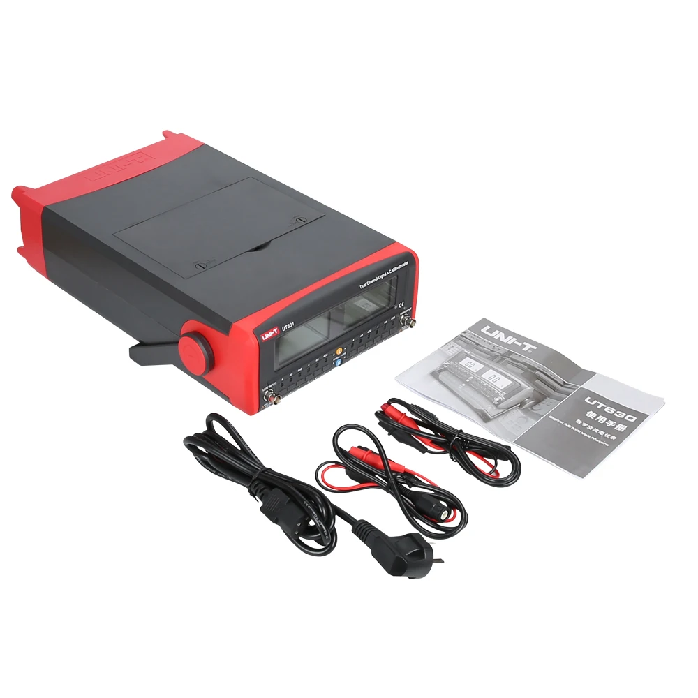 UNI T UT631 UT632 двухканальный цифровой Дисплей AC милливольтметр метр Напряжение