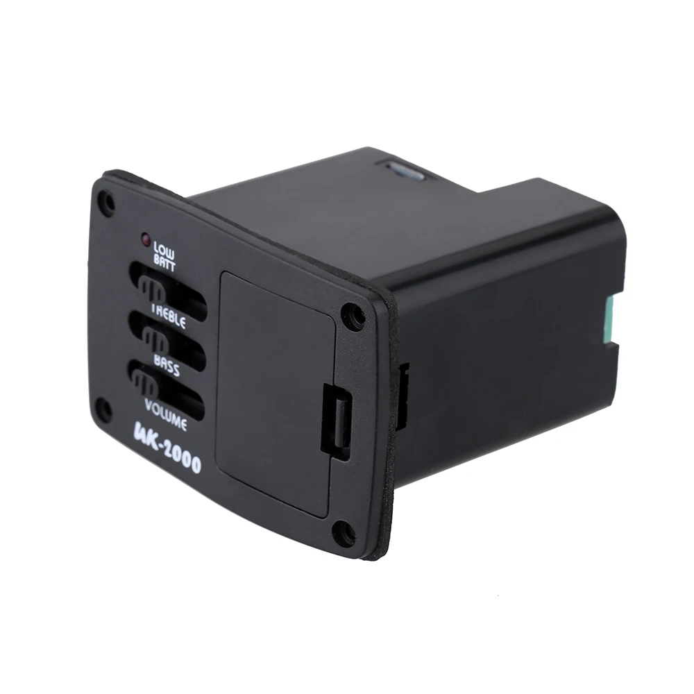 Acoustic Guitar Bass Treble Tone and Volume Control EQ Equalizer Preamp