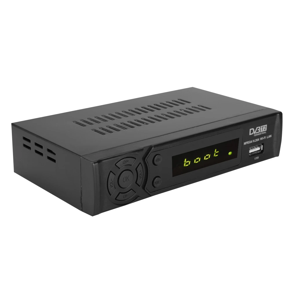 Горячая 100 240 В Smart HD цифровая приставка ТВ приемник DVB T2 (ЕС plug)|ТВ-приставки и