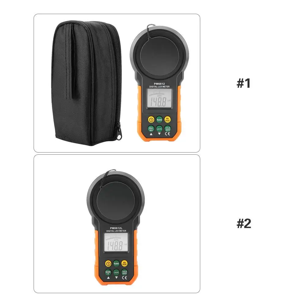 PEAKMETER светильник для фотографии цифровой фотометр высокой точности PM6612/PM6612L 200