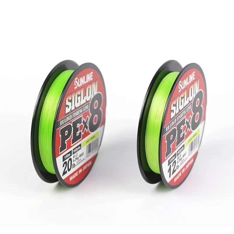 100% оригинальная брендовая плетеная леска Sunline Siglon Pe X8 5 50 фунтов 150 м 200 разные