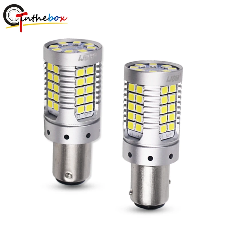 

2pcs Canbus 1157 LED No Hyper Flash 21W P21/5W BAY15d LED Bulbs For Turn Signal Lights Backup Reverse Lights Brake/Tail Lights