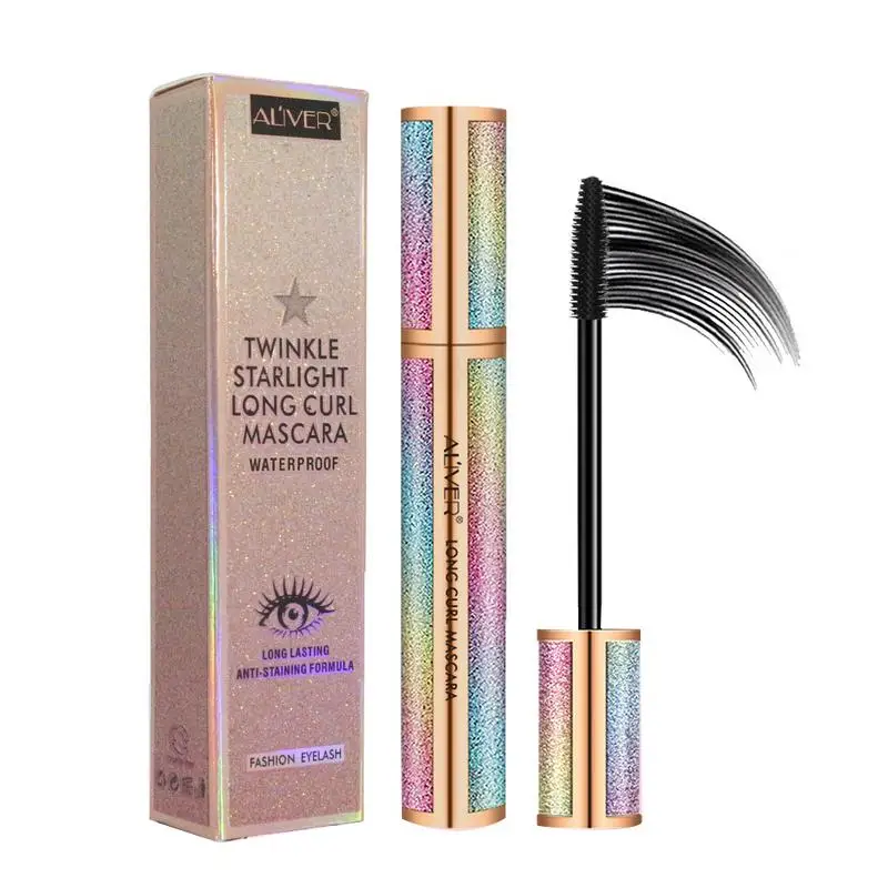 

4D Star Mascara Long Thick Curling Eyelashes Makeup Tool Maximum Volume Waterproof Long-Lasting Smudge-proof Hypoallergenic