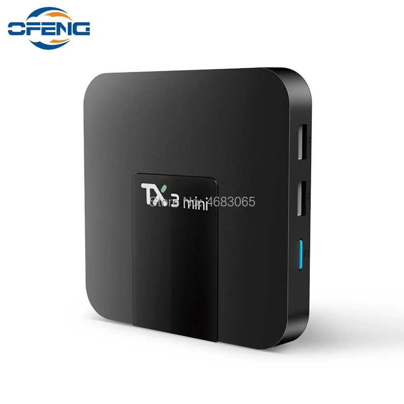 TX3 Мини Android 7 1 Smart TV BOX 2 Гб 16 четырехъядерный процессор Amlogic S905W телеприставка H.265 4K