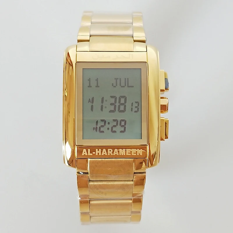 Azan Watch with Prayer Alarm and Qibla Compass for