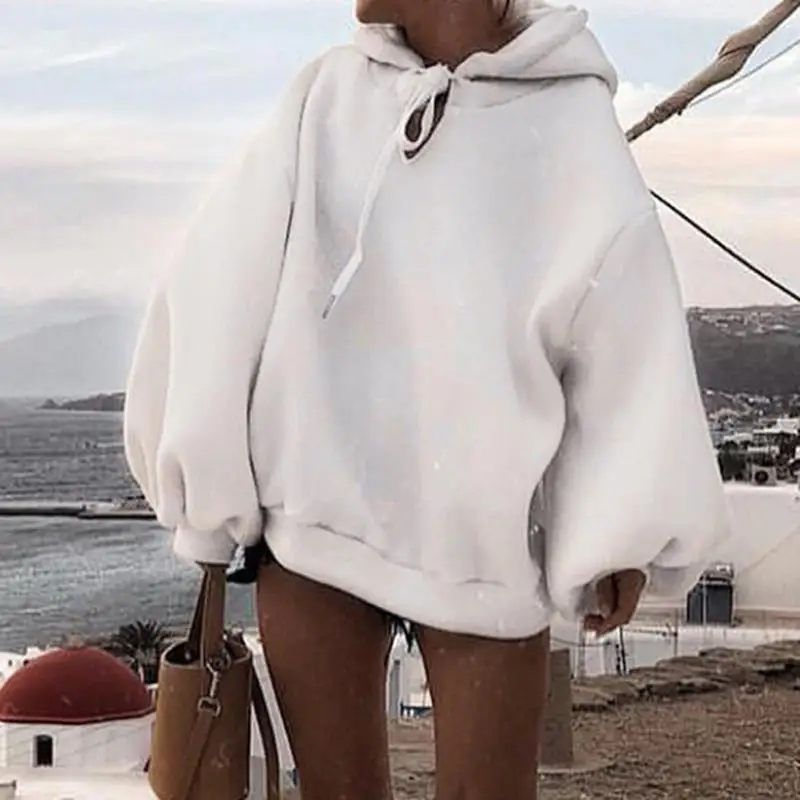 Женская одежда толстовка женская с длинным рукавом Милая капюшоном Faith Hoodie 2018