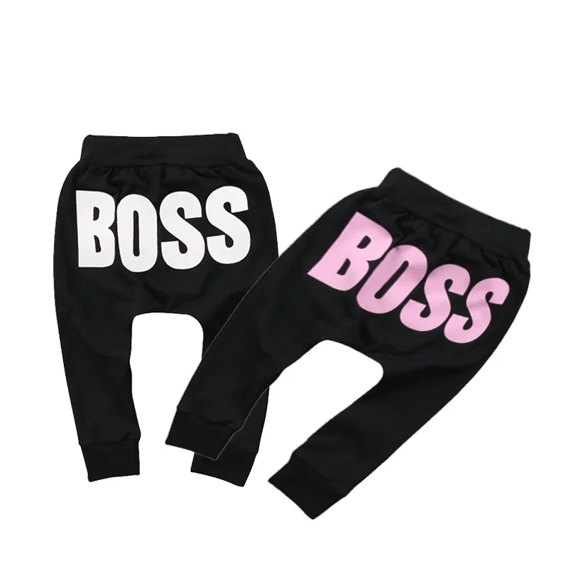 

Baby Boys Girls Kids Harem Pants Toddler Kids Sweatpants Joggers Elastic Bottoms