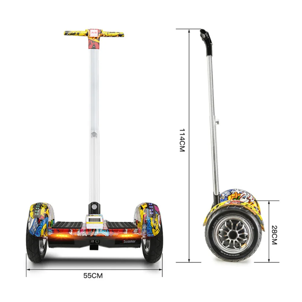 Iscooter Hoverboard 10inch Electric Scooter Self Balancing Scooter Smart Two Wheel Skateboard Giroskuter With Handle Bluetooth Iscooter Hoverboard 10inch Electric Scooter Self Balancing Scooter Smart Two Wheel Skateboard Giroskuter With Handle Bluetooth