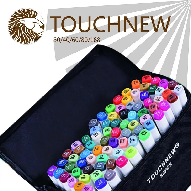 

TOUCHNEW 6 generation Mark drawing pen set students alcohol oily hand-painted painting 36 48 colors fine markers drawing manga
