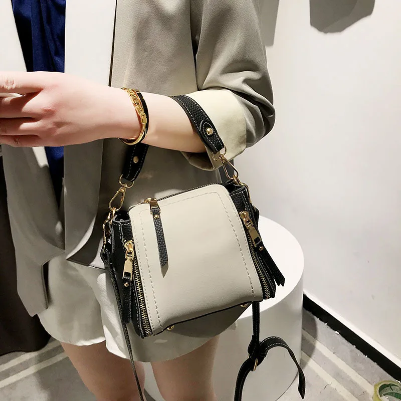 Для женщин сумки Строка ведро Композитный сумка женская мода Crossbody дамы