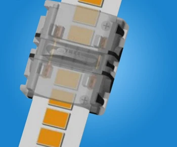

[Seven Neon]wholesale 5Pin 12MM cable to strip/ Strip to Strip Clip quick Connector for 5050 240pixel/meter LED Strip