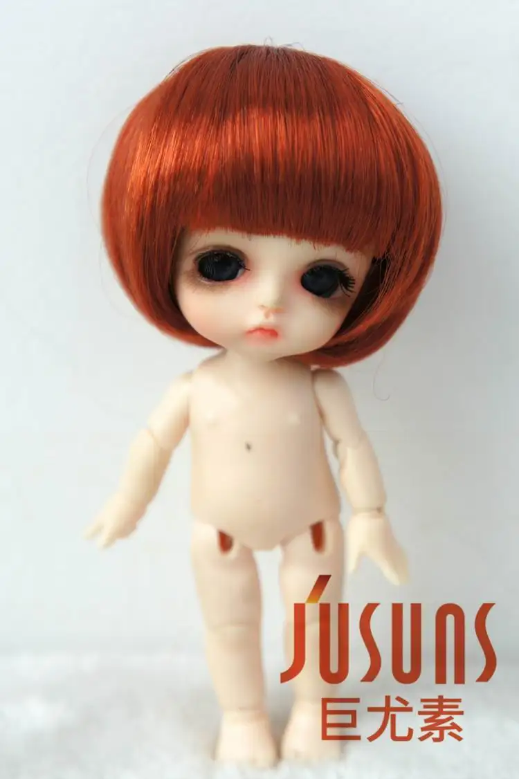 JD256 1/12 симпатичные волосы для кукол из синтетического мохера BJD Размер 3 4 дюйма и 5