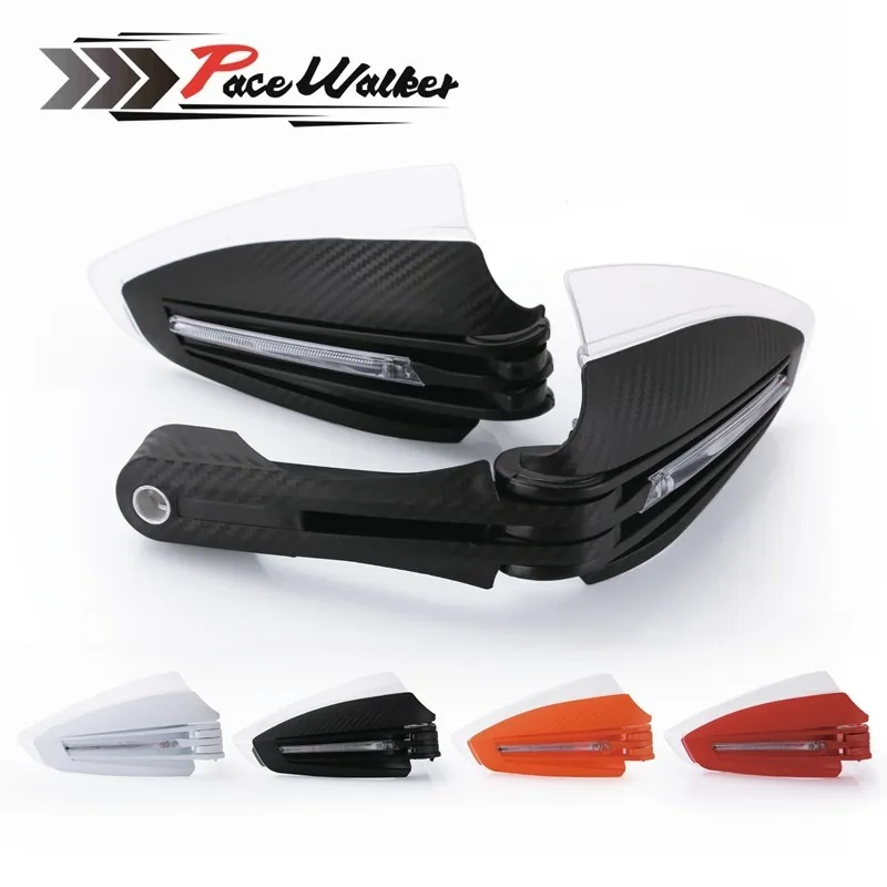 Universal 7/8" 22mm Motorcycle Accessories Hand Guards With Led Turn