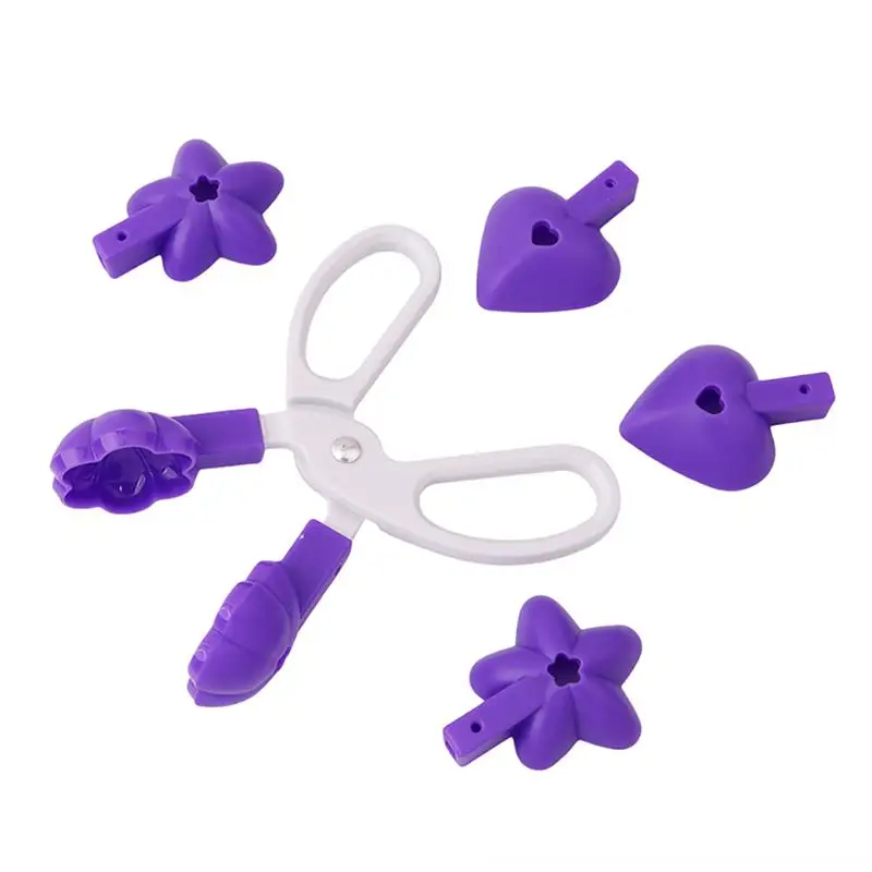 

Multi-Function Chocolate Cake Clip Love Heart Five-Pointed Star Baking Tools Three-In-One Lollipop Cake Mold Clip For Baking