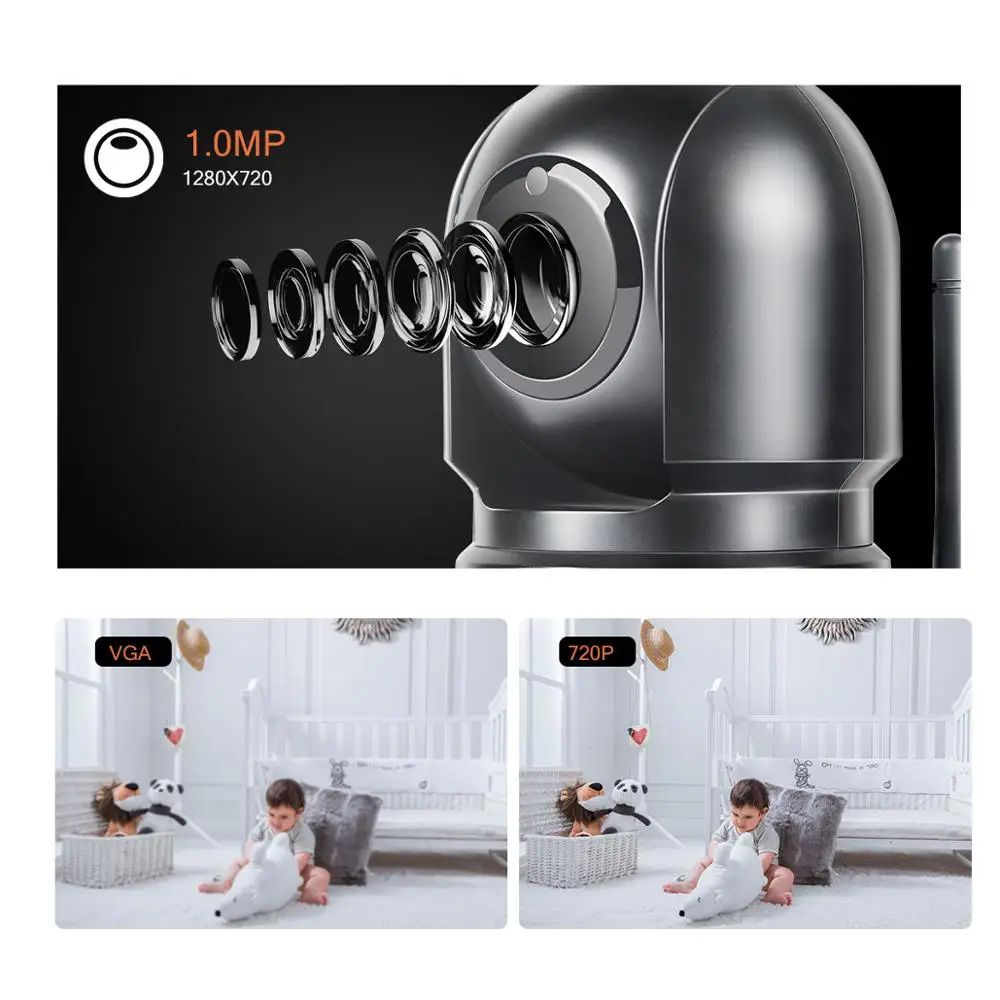 HD Беспроводная IP камера Wi fi CCTV Wifi мини Сетевая видеонаблюдения ИК ночного видения