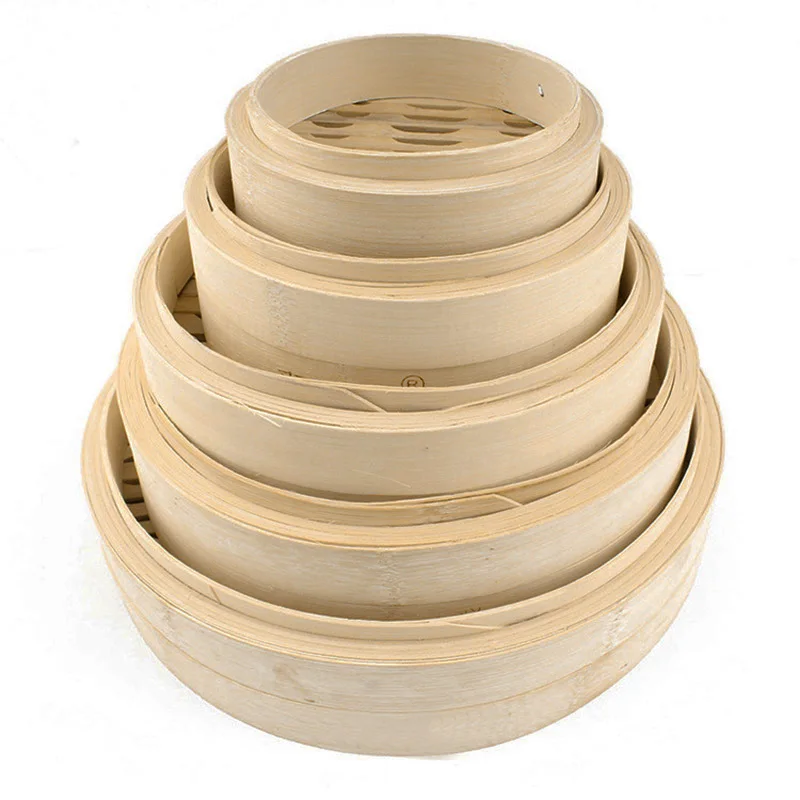 

Cooking Bamboo Steamer Rice Vegetable Snack Steaming Basket Lid Kitchen Cookware Fish Steamed Dumplings Kitchen Cooking Tools