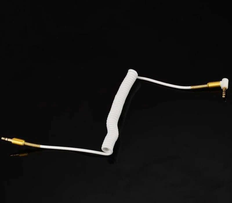 3 5MM Audio Cable 3 5 Jack To Jack AUX Cable Headphone Beats Speaker For iPhone Car Male to Male AUX Cord Spring Cable
