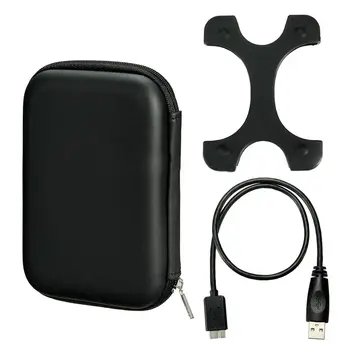 

Case Bag+Micro-USB 3.0 Cable+Silicone Cover For 2.5 inch WD Seagate HDD Hard Disk