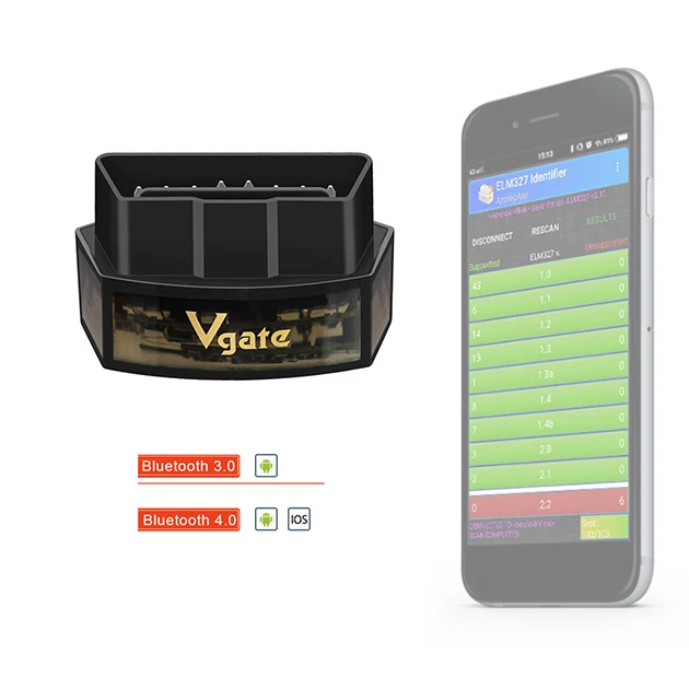 

Vgate iCar Pro Bluetooth 4.0 ELM327 OBD2 Car Diagnostic Scanner For Android iOS