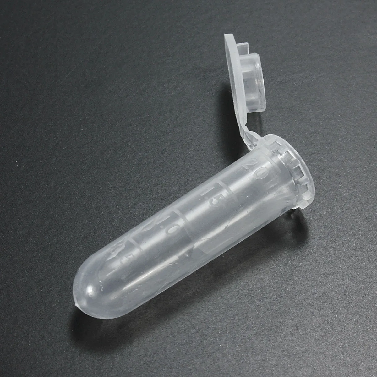 

2ml Clear Plastic Test Tube with Snap Cap Polypropylene Transparent Centrifuge Vials Tube for School Teaching Laboratory Supply