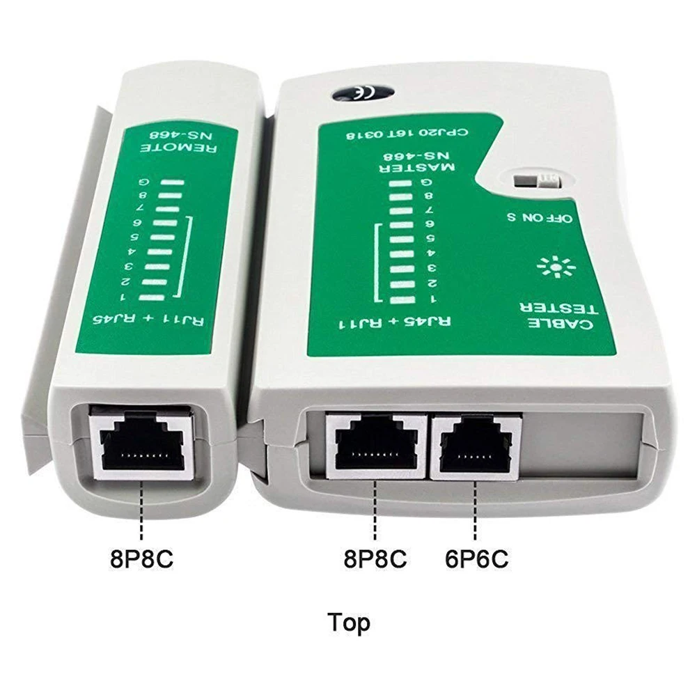 Cena Zestaw sieci Ethernet LAN 4 w 1 tester kabli + szczypce do zaciskania Crimper + striptizerka + 100x Rj45 Cat5 Cat5e złącze wtykowe Netw