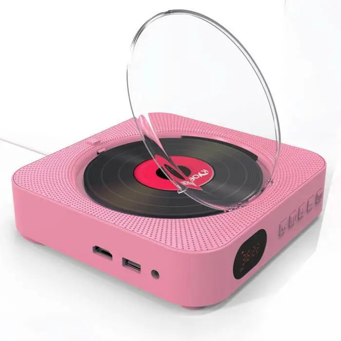CD плеер настенный Bluetooth динамик обновленная версия с дистанционным HiFi Динамик USB