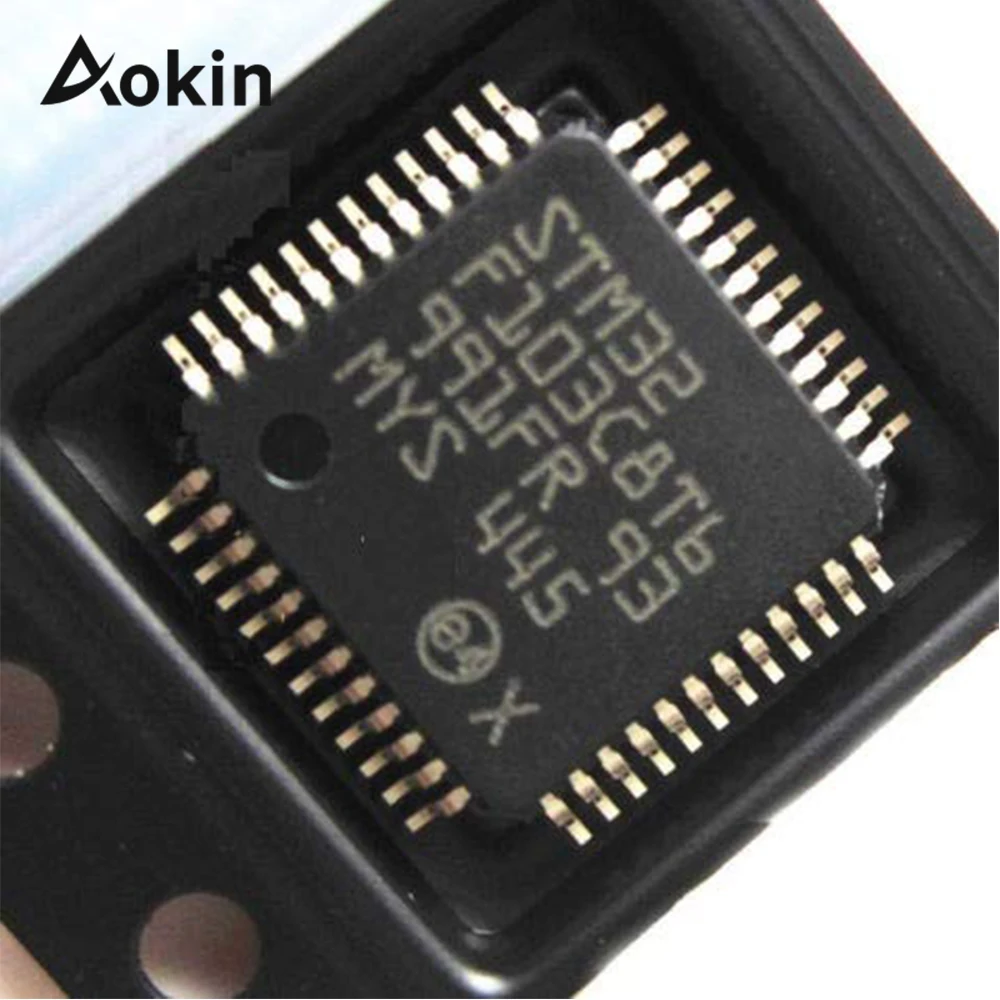 10 шт./лот STM32F103C8T6 STM32F103 LQFP-48 MCU ARM IC ST STM32F103C8T6TR | Электронные компоненты и