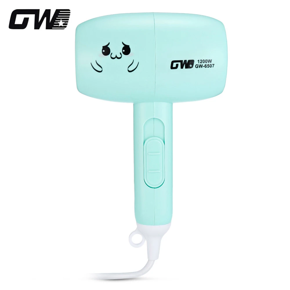 

GW - 6507 Portable Foldable Handle Mini Hair Dryer Constant Temperature And DC Permanent Magnet Motor For Home And Traveling