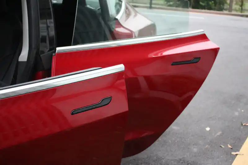 Tesla Model 3 Door Handle Wrap Set Colored Protector Stickers Door