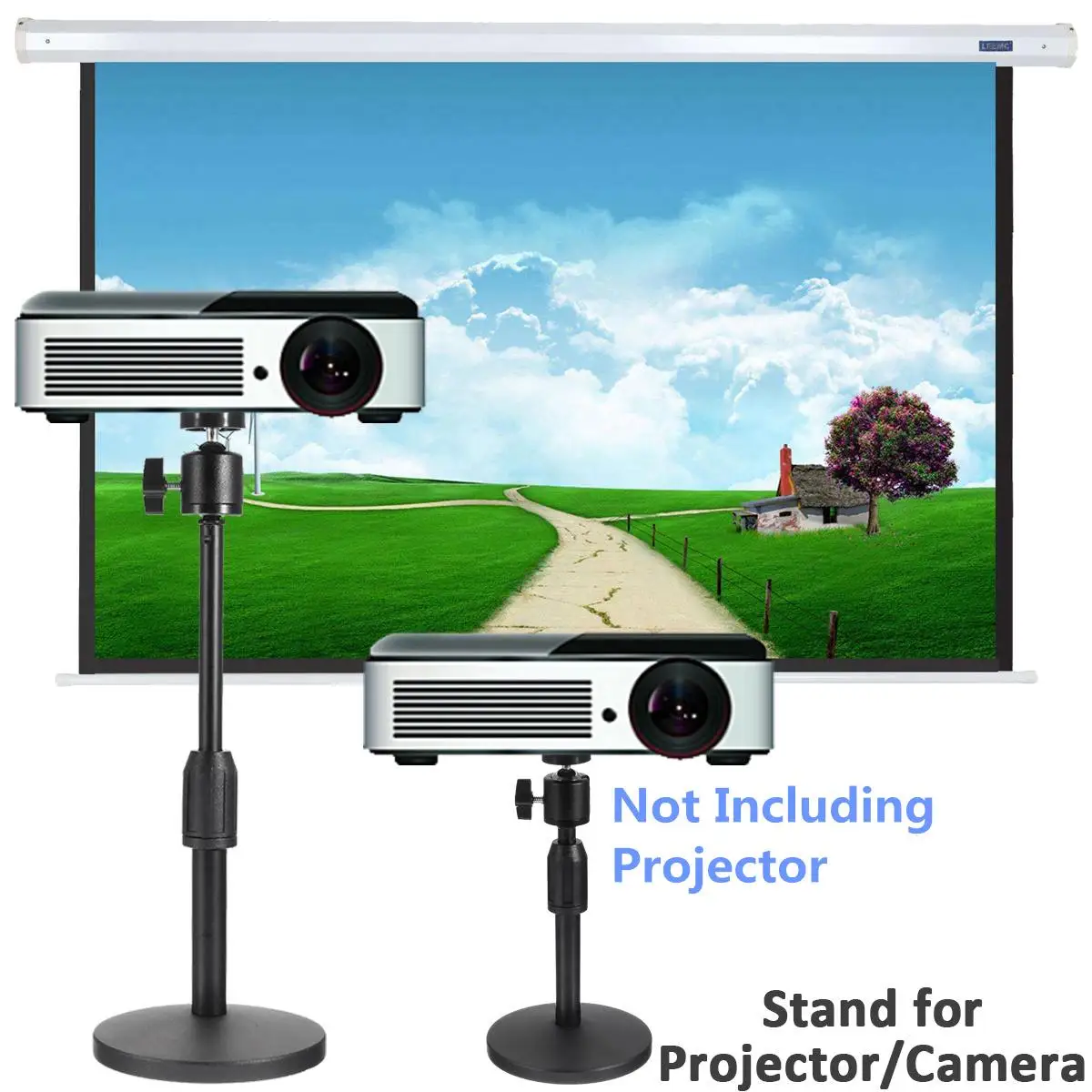 

Projector Mount Stand Adjustable Height Portable For Presentations Theatre US