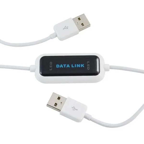 Kebidu USB ПК к ПК онлайн Share Sync Link чистая прямая передача данных файл мост для передачи светодиодный кабель легко копировать между 2 компьютером