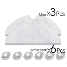 Robot Vacuum Cleaner Mop Cloth Water Tank Filter Kit For Xiaomi Roborock S50 S51