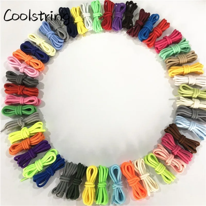 Coolstring, Новинка 0,5 см, круглые спортивные шнурки, толстый полиэстер, для пеших прогулок, для ботинок, для детей, мужские баскетбольные шнурки