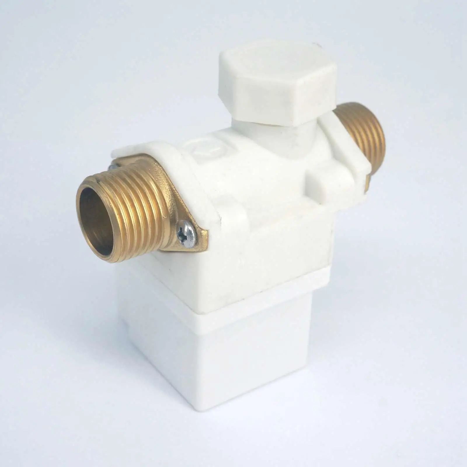 

1/2" BSPP 12VDC NC Plastic Solar Solenoid Valve Non-Return Water Air Gas