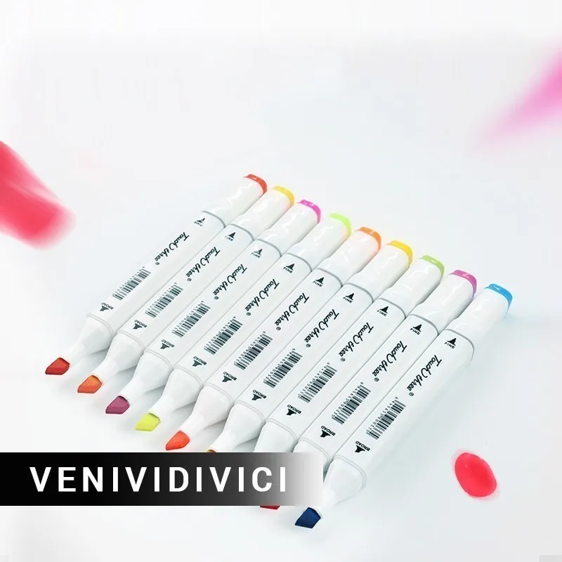 

Best student Multicolor Marker Pen Double-headed Nib painting Art school Horticultural Landscape Design