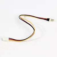 10Pcs/Lot PC Fan Power Extension Cable 12V 3-Pin Male to 3-pin Female Fan Power Extension Lengthen Cable for Cooling Fan - Image 2