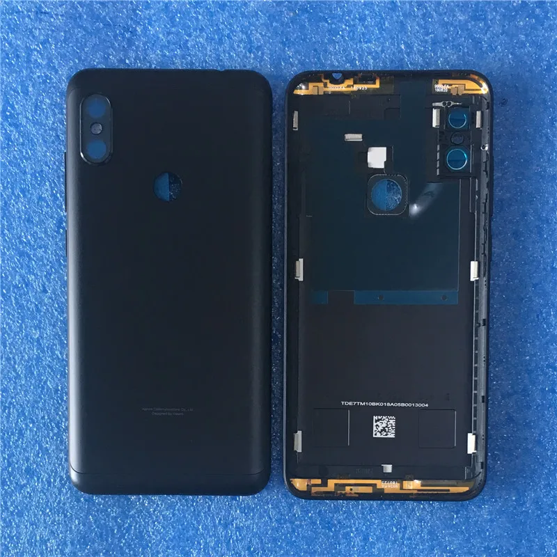 

Original Axisinternational For Xiaomi Redmi Note 6 Pro Back Battery Cover Case+Side Keys For Redmi Note 6 Pro Rear Door Housing